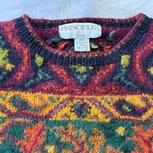 PRINCIPLES Handknit Bohemian Sweater